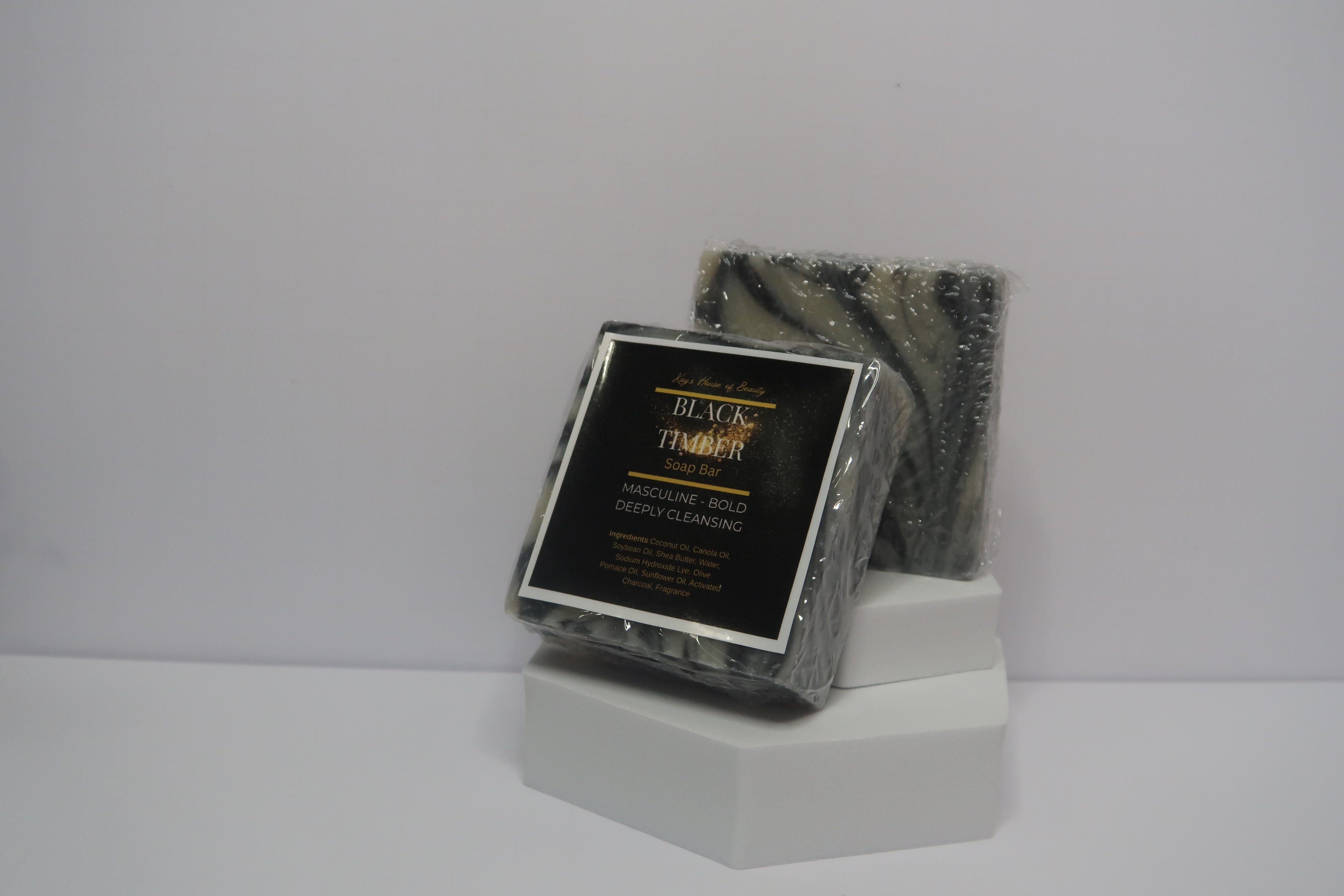 Black Timber Soap Bar