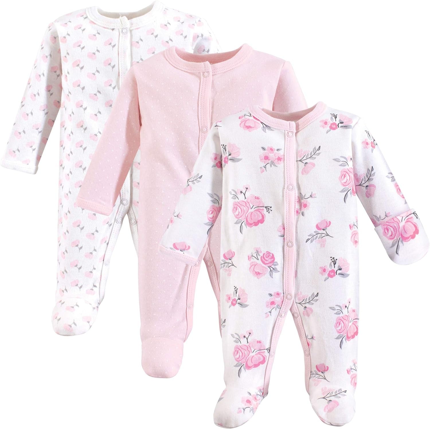 Baby-Girls Cotton Preemie Sleep and Play