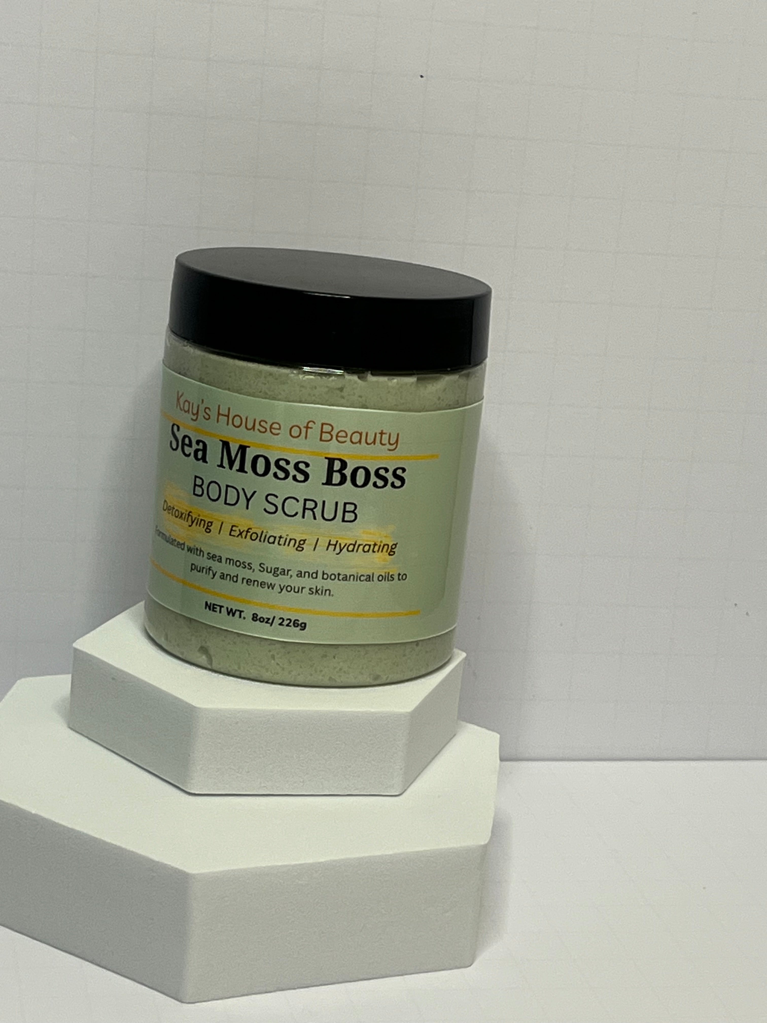 Sea Moss Boss Body Scrub 8oz
