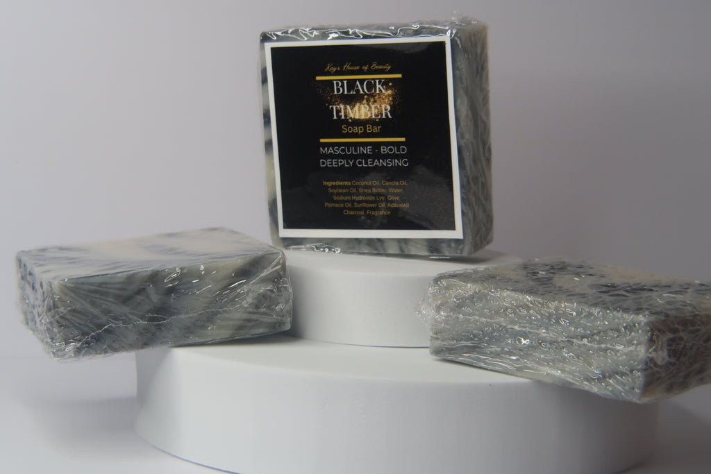 Black Timber Soap Bar